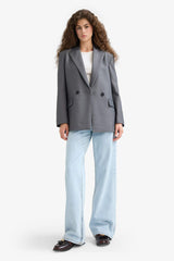 Regular Fit Taffeta Blazer