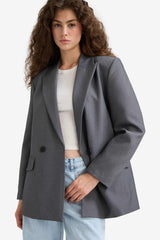 Regular Fit Taffeta Blazer