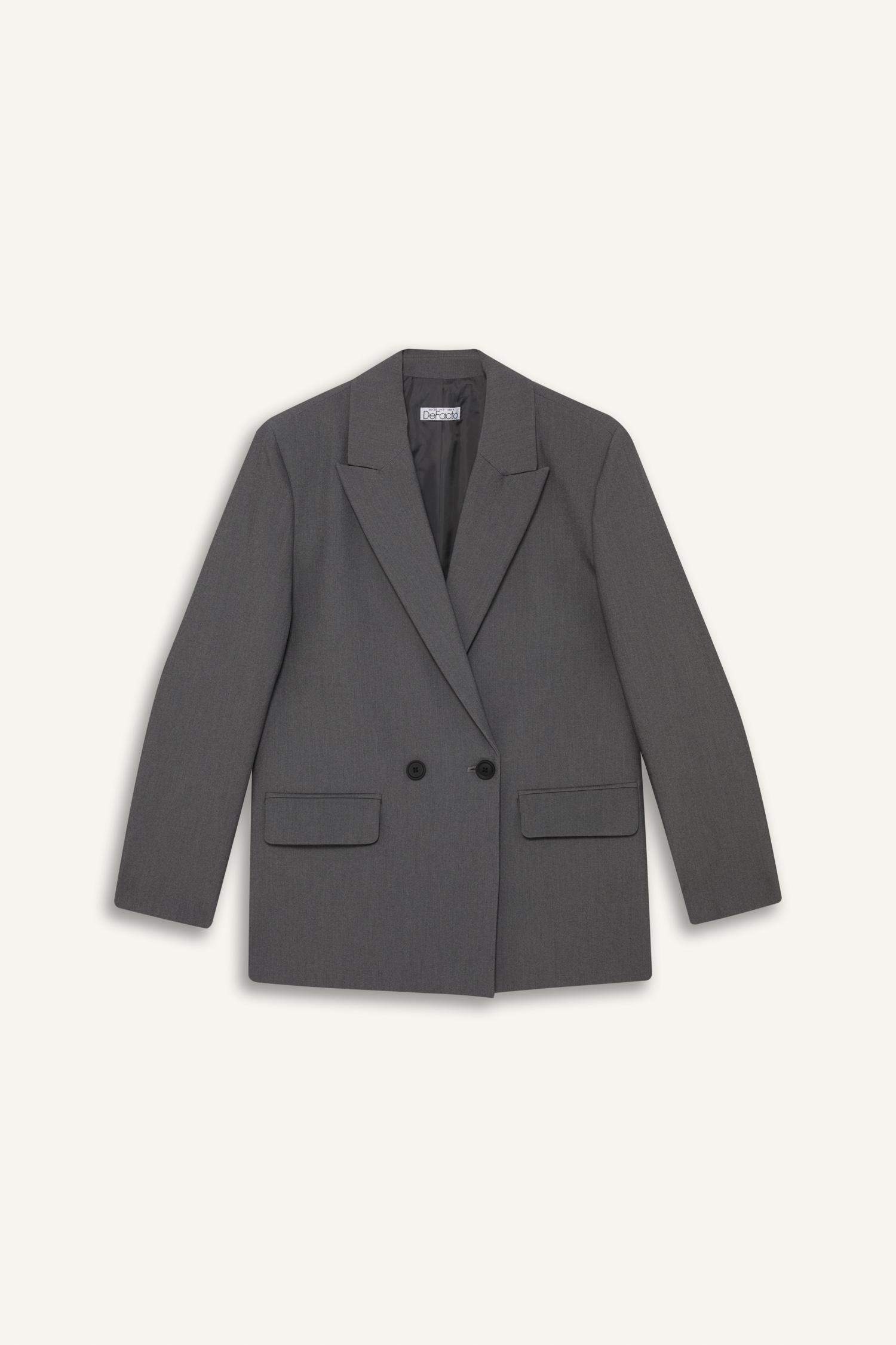 Regular Fit Taffeta Blazer