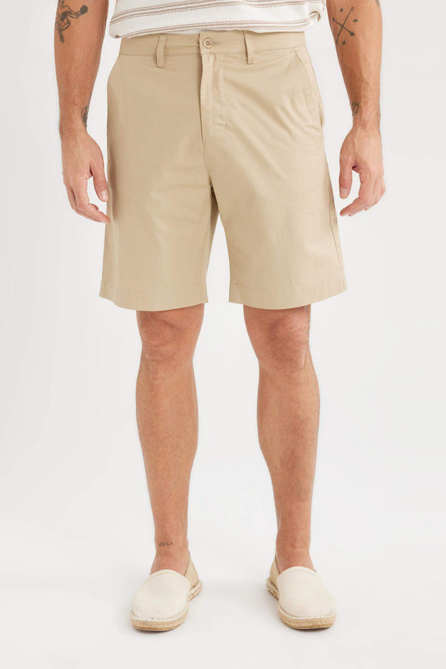 Regular Fit Gabardine Bermuda Hover Image