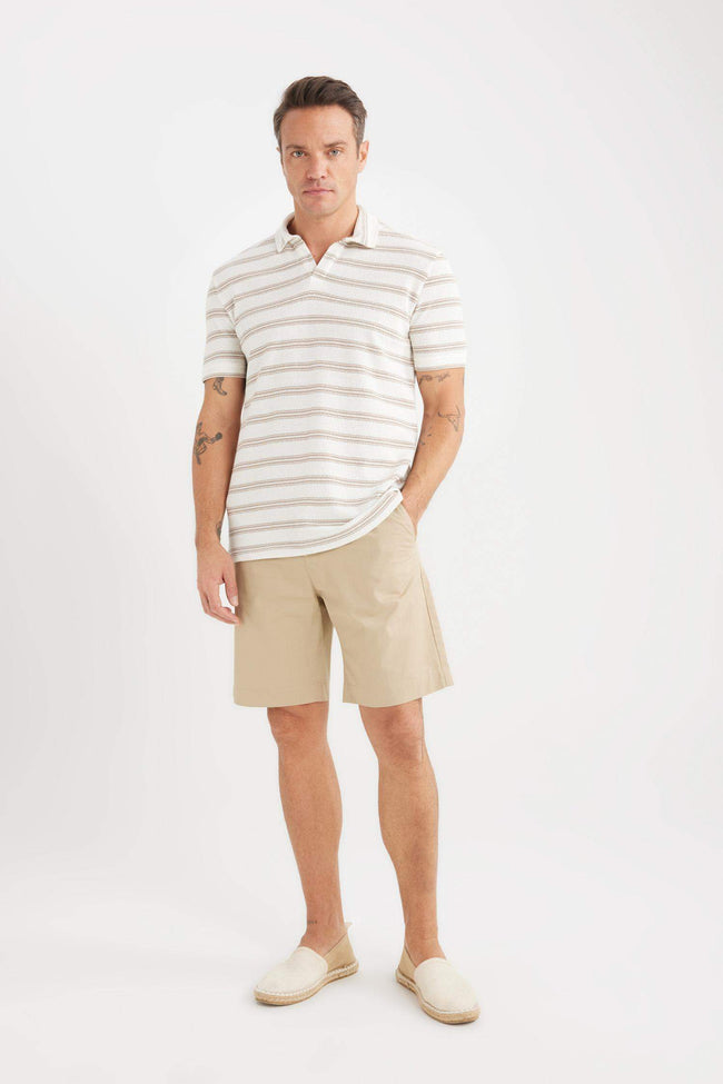 Regular Fit Gabardine Bermuda Main Image