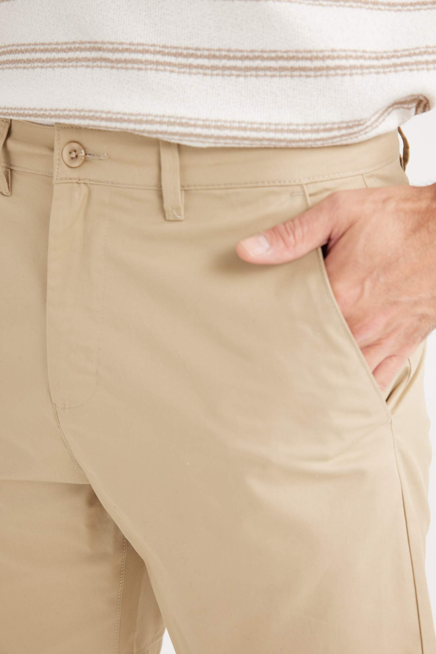 Regular Fit Gabardine Bermuda