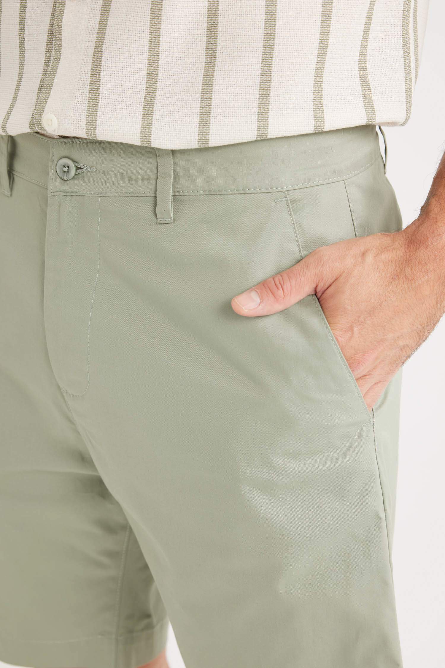 Regular Fit Gabardine Bermuda