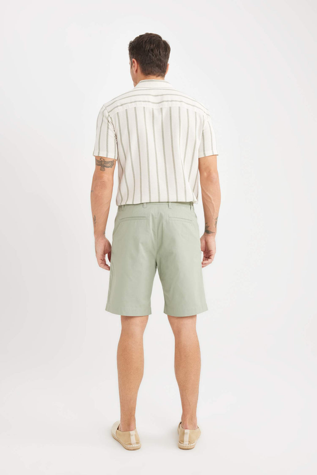 Regular Fit Gabardine Bermuda