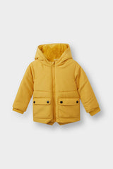 Baby Boy Hooded Zippered Coat