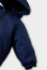 Baby Boy Waterproof Hooded Zip-Up Astronaut Jumpsuit