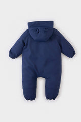 Baby Boy Waterproof Hooded Zip-Up Astronaut Jumpsuit