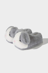 Girls Rabbit Themed Flat Sole Slippers