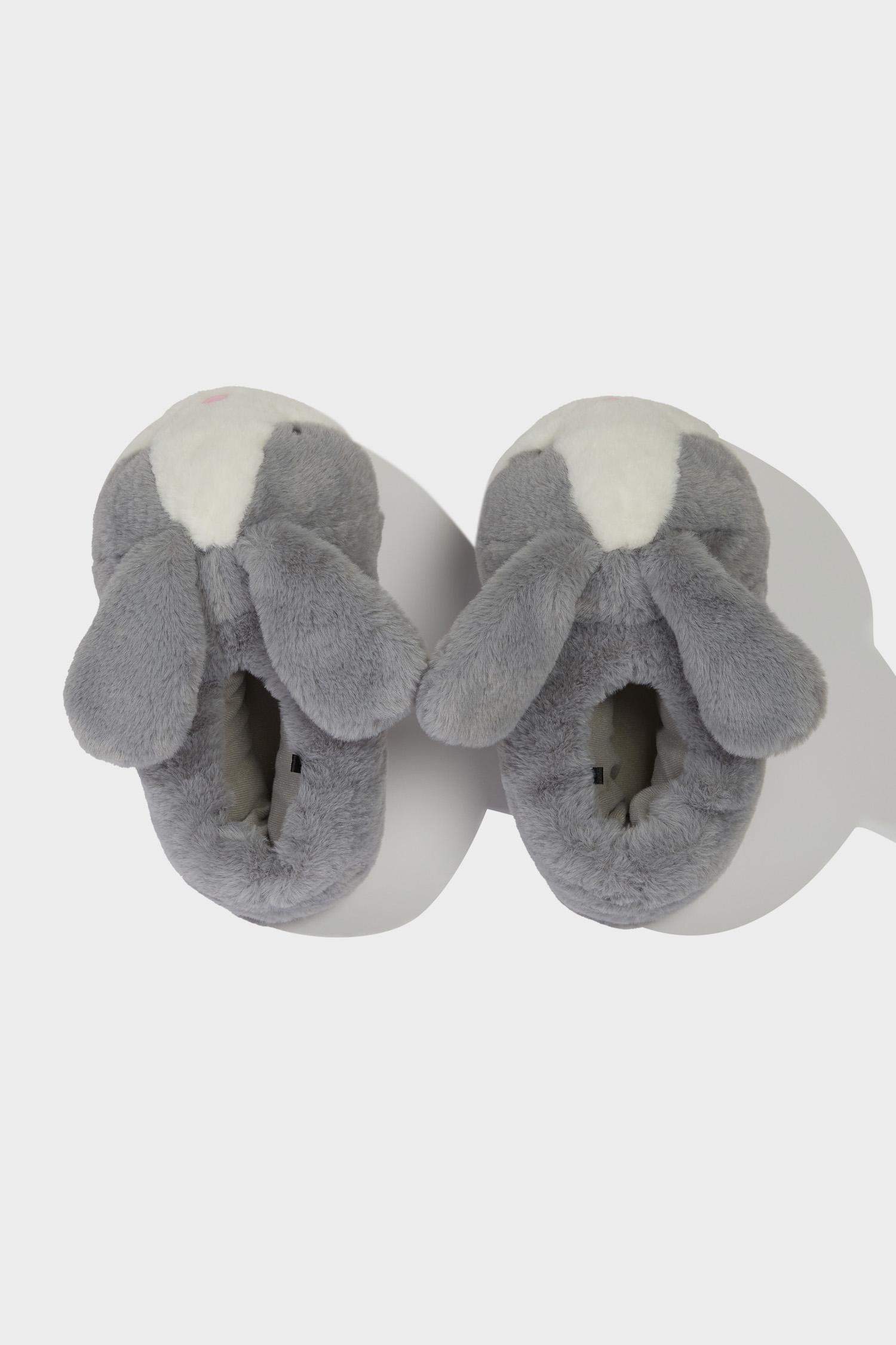 Women Rabbit Themed Flat Slippers