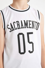 Boys Bike Collar Printed Athlete