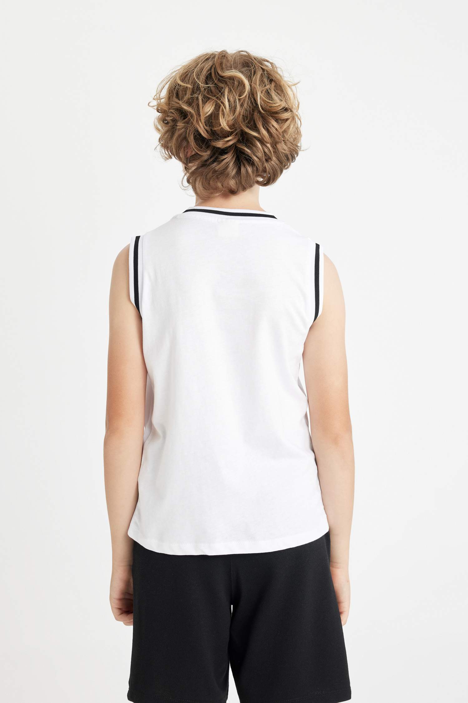 Boys Bike Collar Printed Athlete