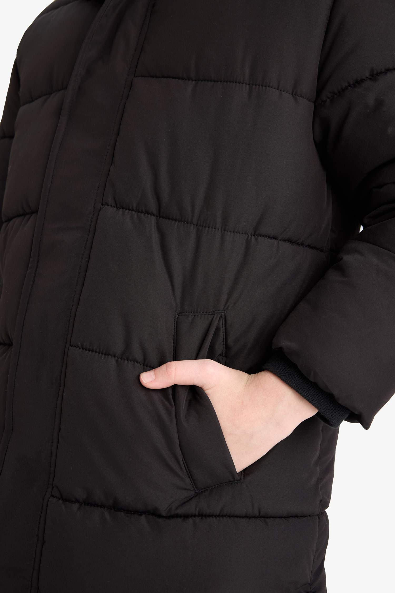 Boys Waterproof Hooded Zippered Parka