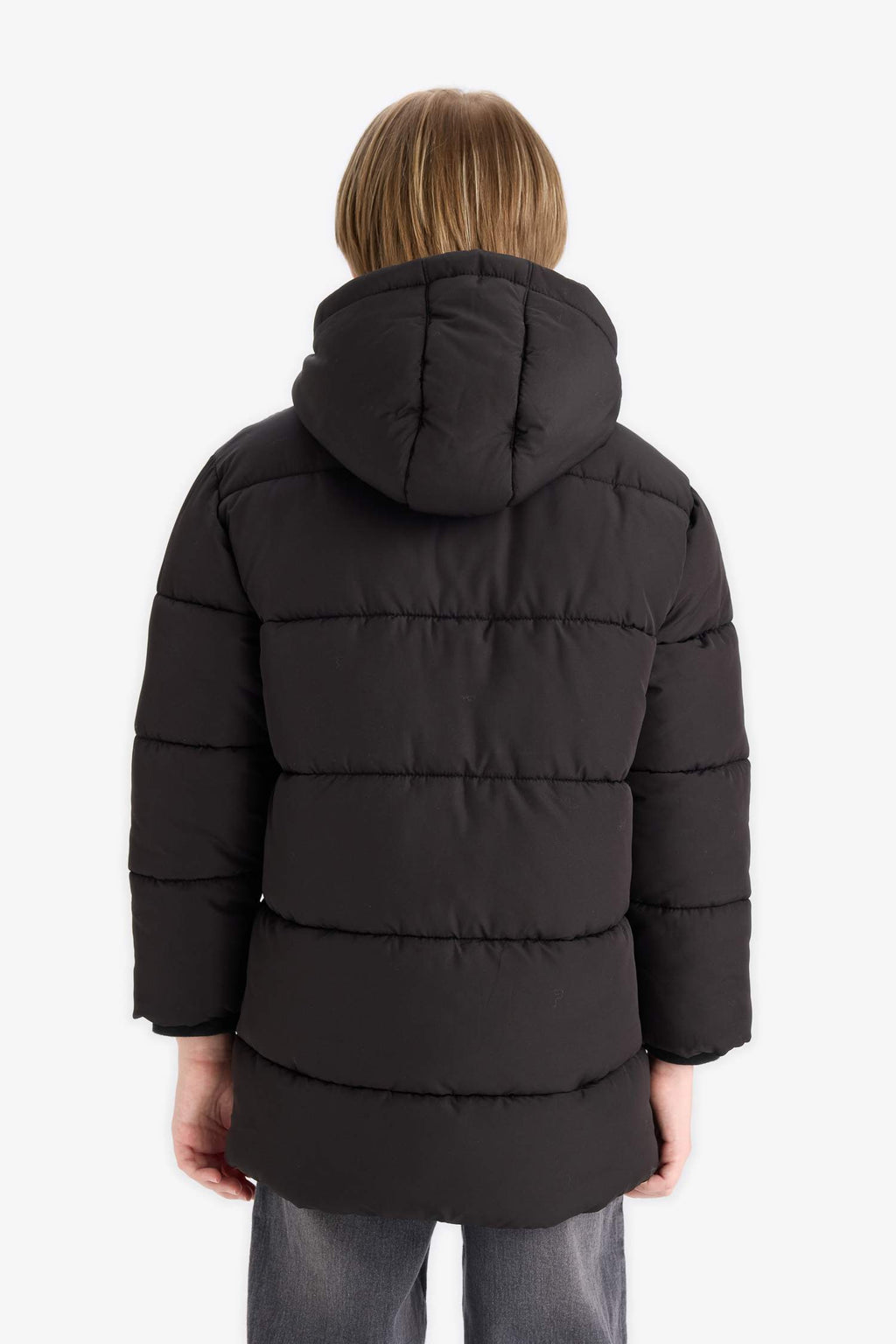 Boys Waterproof Hooded Zippered Parka