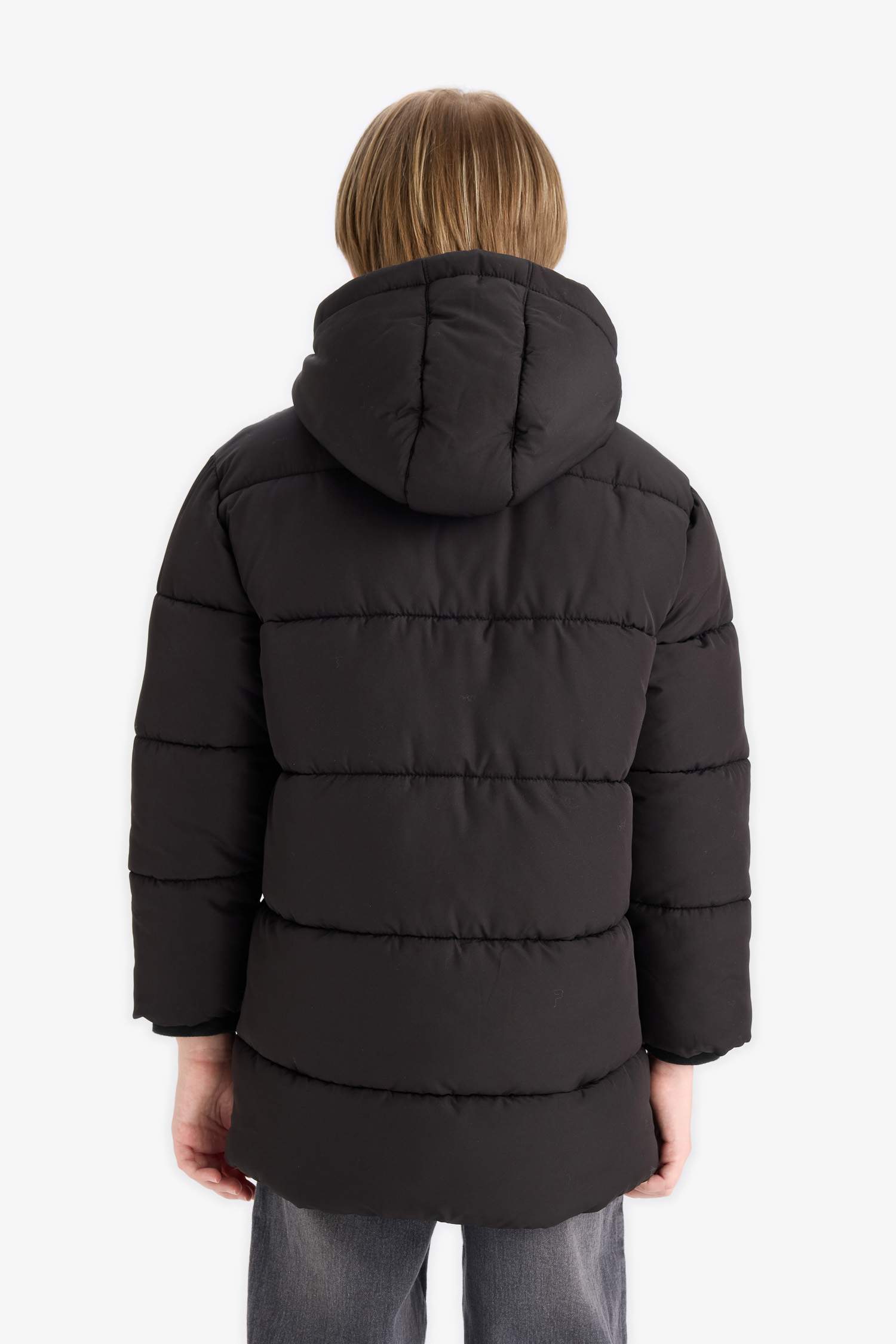 Boys Waterproof Hooded Zippered Parka