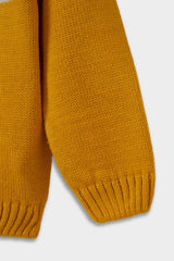 Baby Boy Crew Neck Color Block Knit Sweater