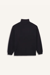 DeFactoFit Long Fit Stand Collar Zippered Modal Sweatshirt