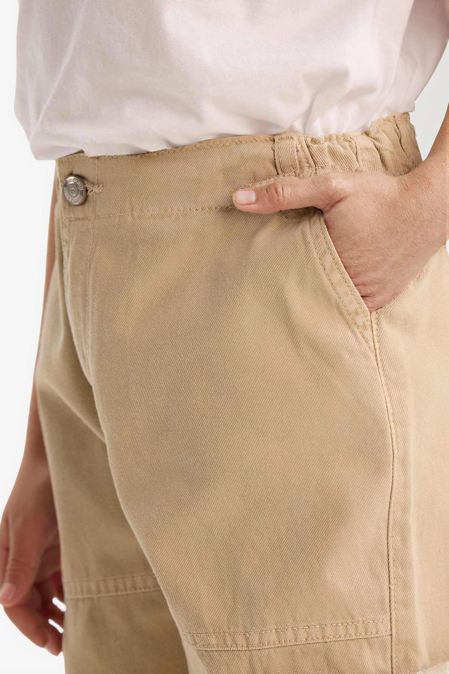 Girls Parachute Cargo Cotton Pants