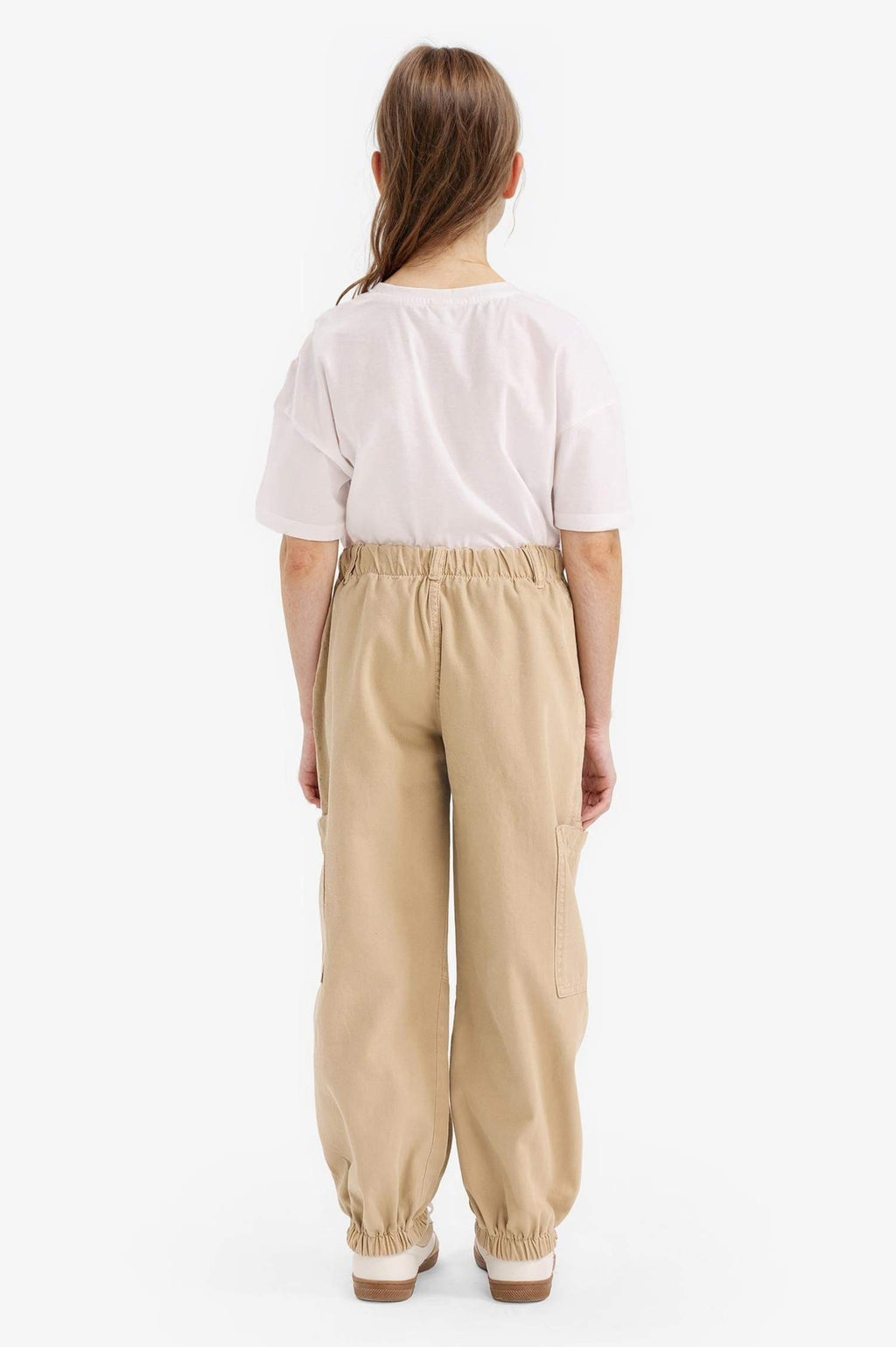 Girls Parachute Cargo Cotton Pants