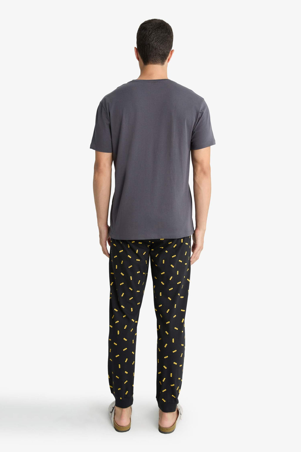 Batman Pajama Set Regular Fit Short Sleeve Top Long Bottom