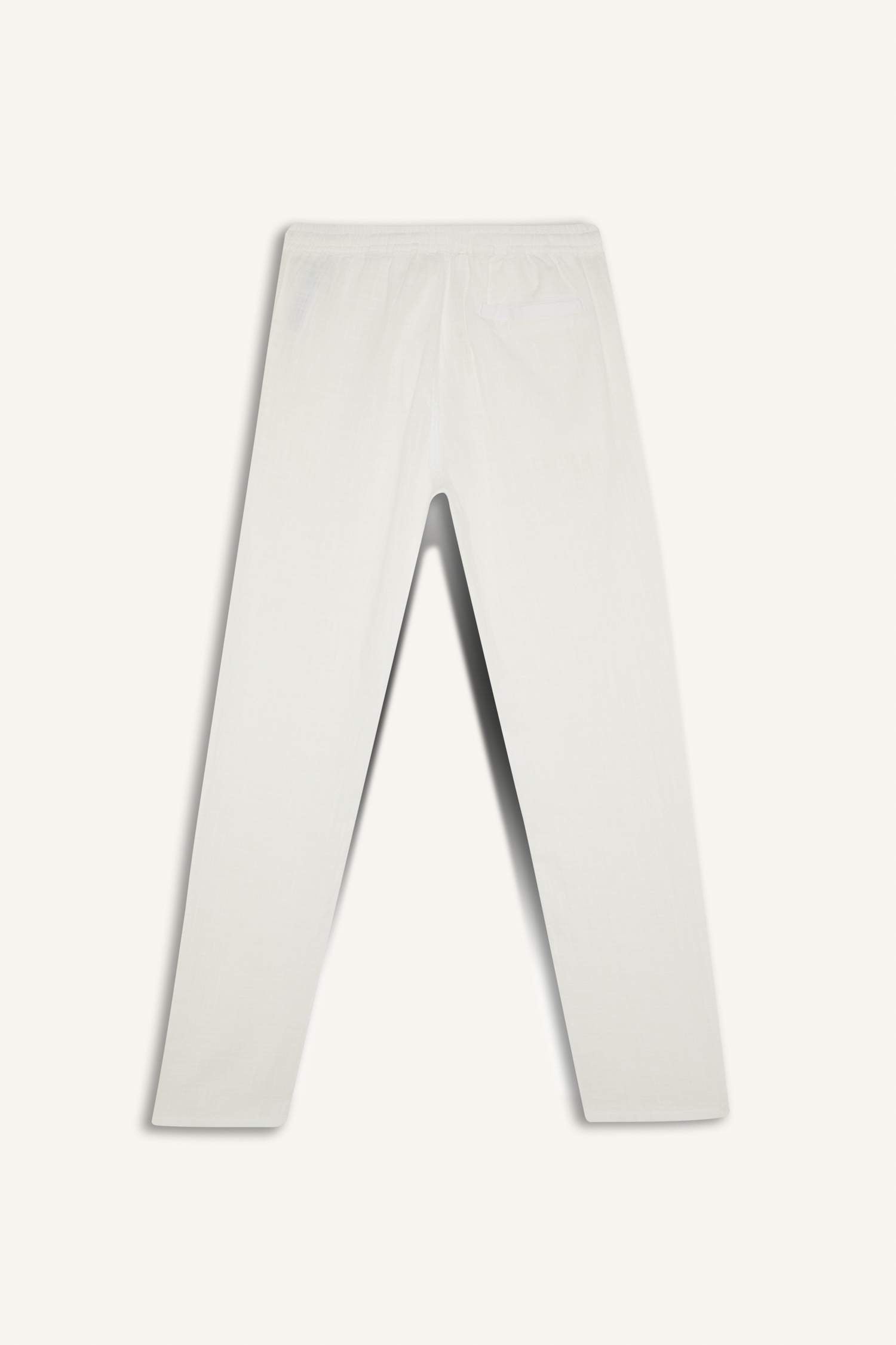 100% Cotton Summer Waisty Strap-on Jogger Pants Slim Fit Fit Fit Fit Fit With Flat Leg Pocket