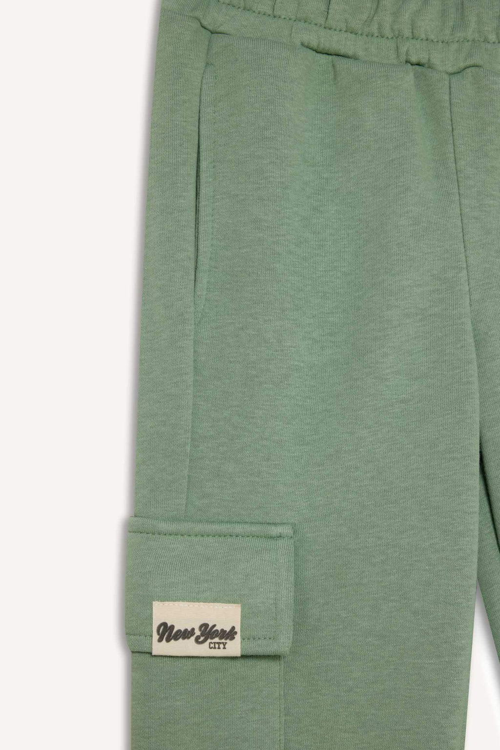 Girls Cargo Pocket Elastic Waist and Leg Jogger Sweatpants