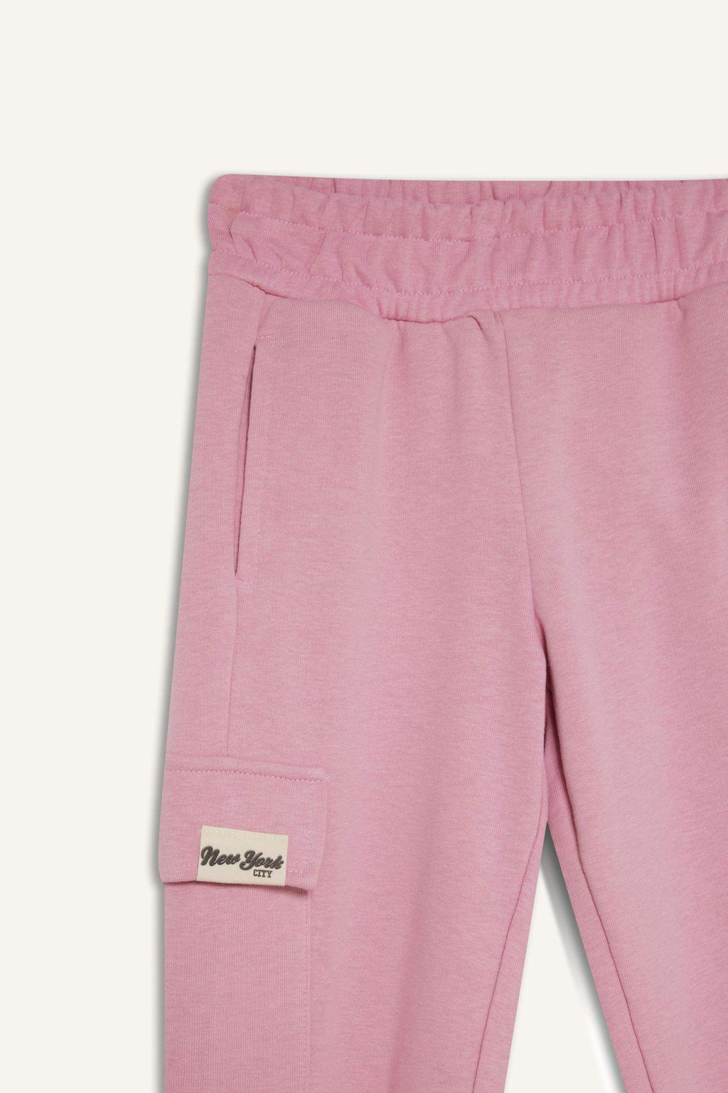 Girls Cargo Pocket Elastic Waist and Leg Jogger Sweatpants