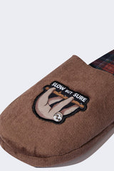 Men Flat Sole Slip On Slippers