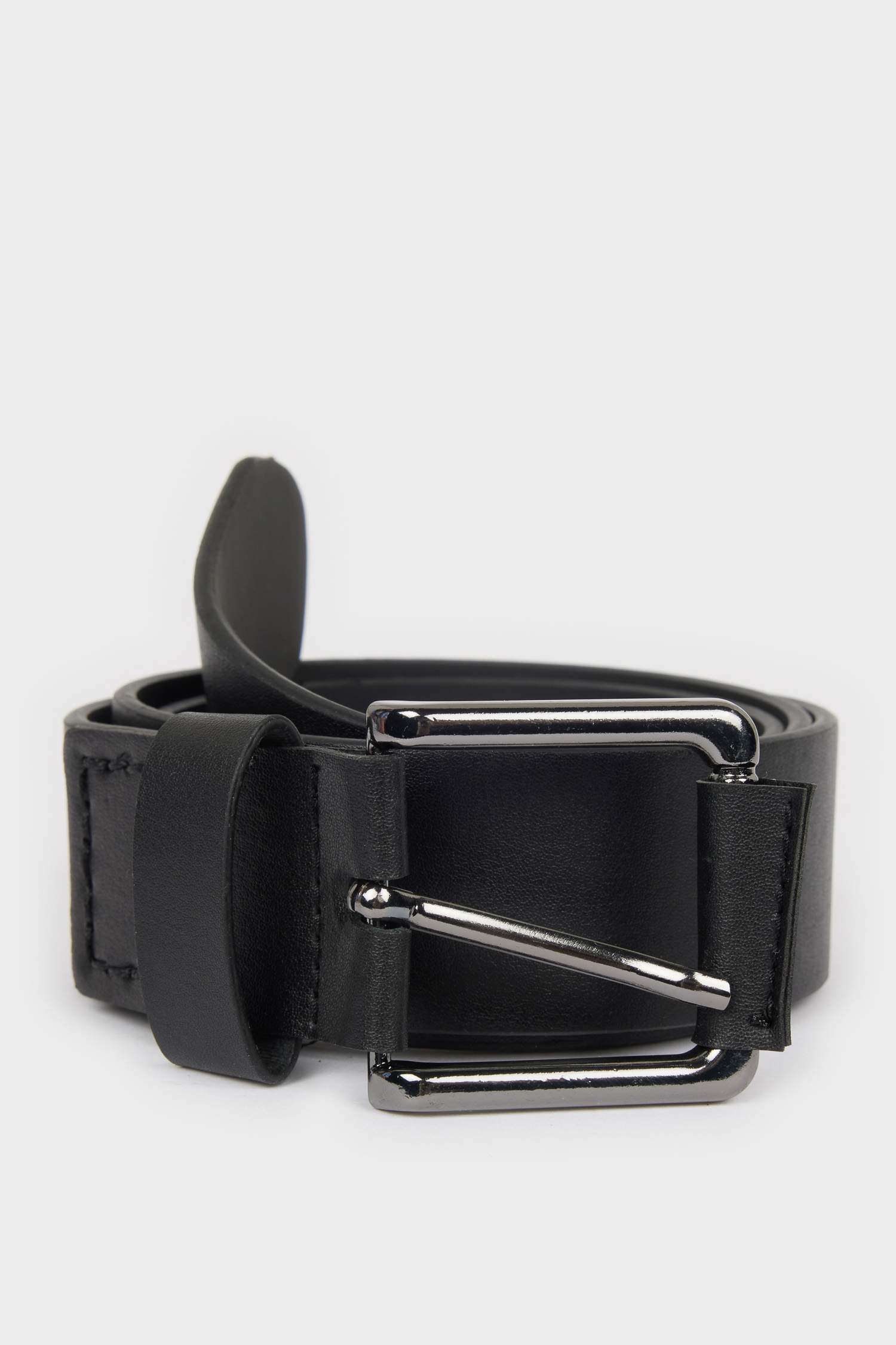 Men's Faux Leather Jean Belt