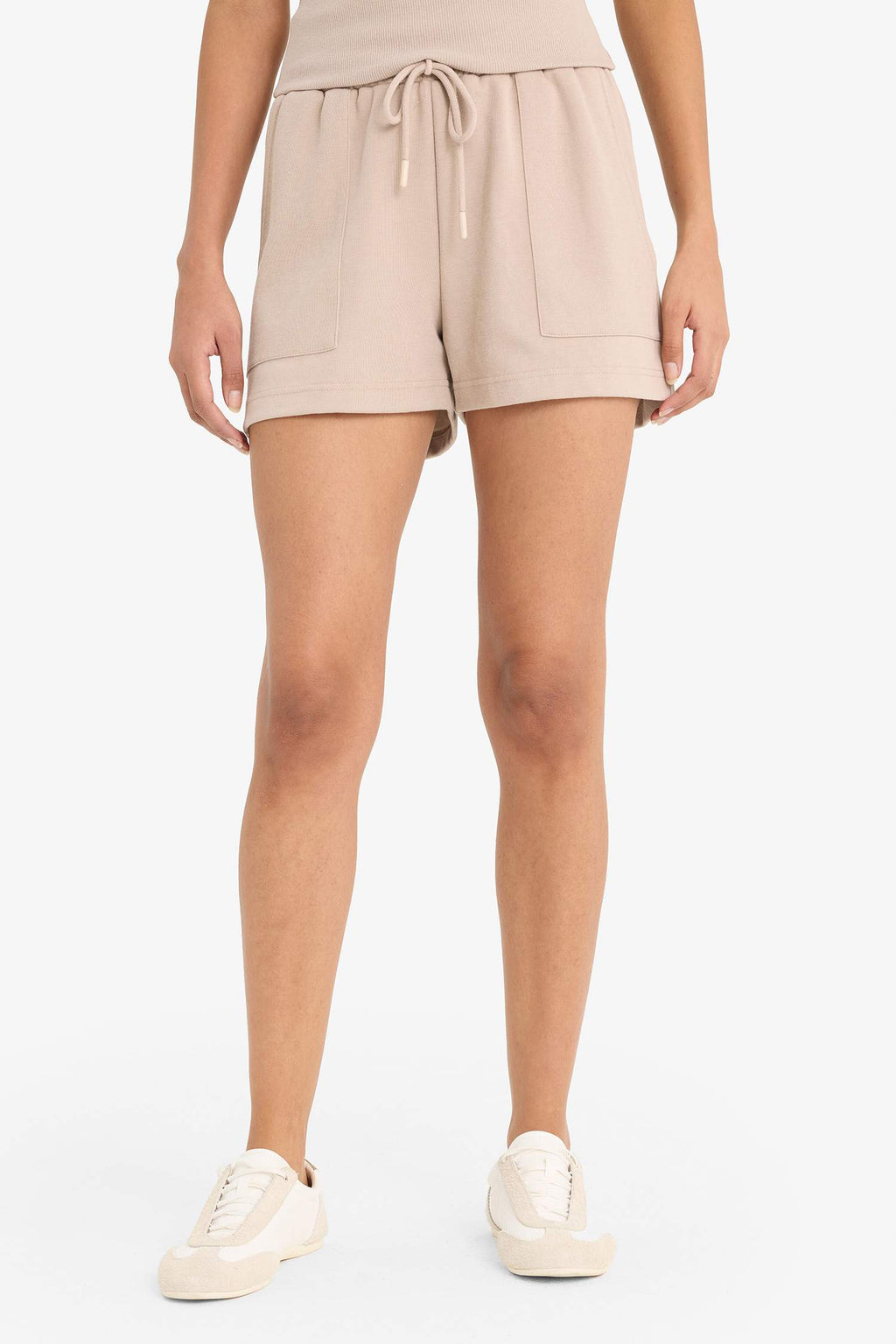 Regular Fit Flexible Waist Bermuda Shorts