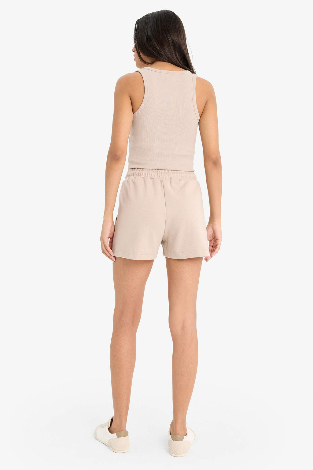 Regular Fit Flexible Waist Bermuda Shorts