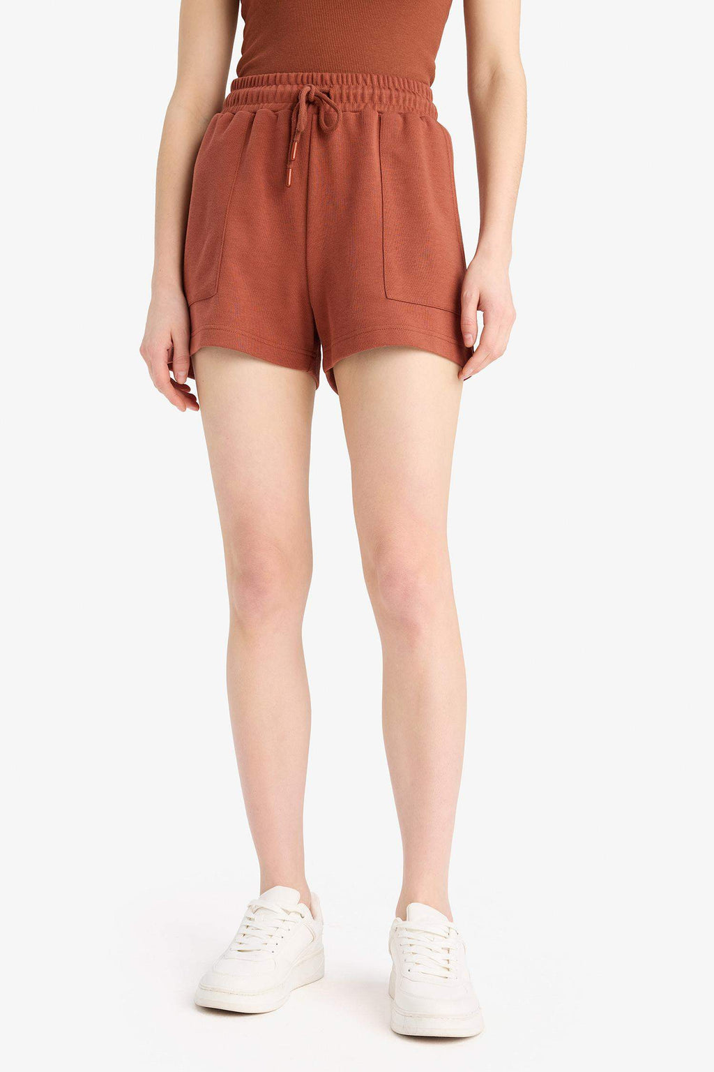 Regular Fit Flexible Waist Bermuda Shorts