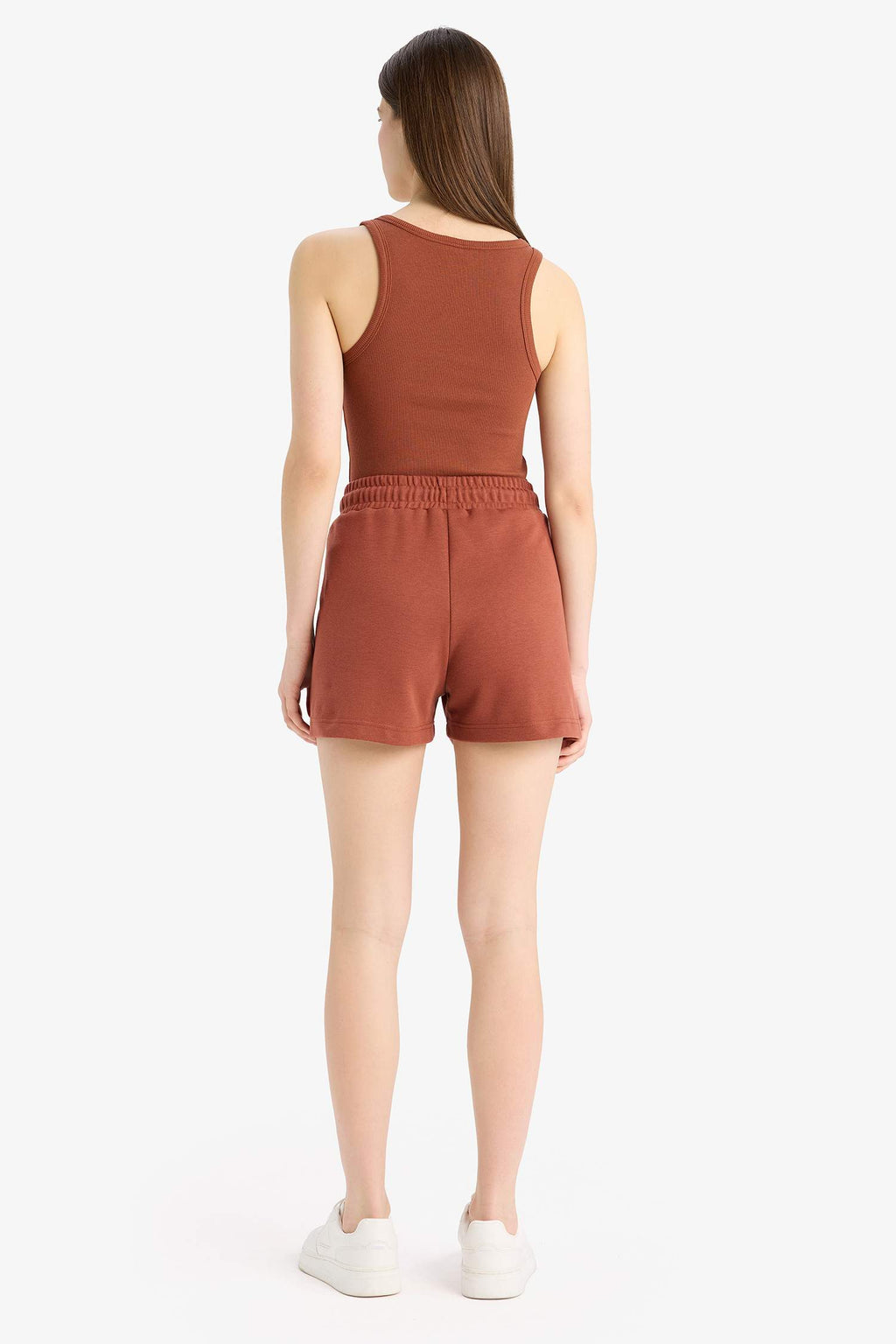 Regular Fit Flexible Waist Bermuda Shorts
