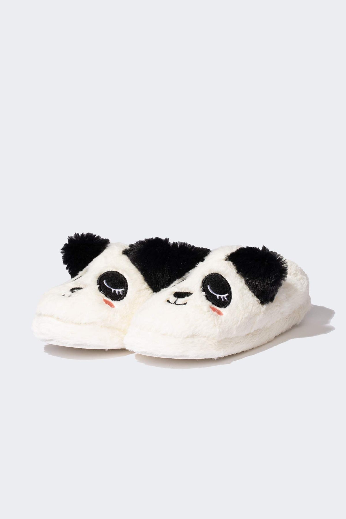 Girls Panda Themed Thick-Soled Home Slippers