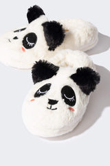 Girls Panda Themed Thick-Soled Home Slippers