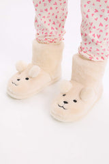 Girls Flat Sole Slippers