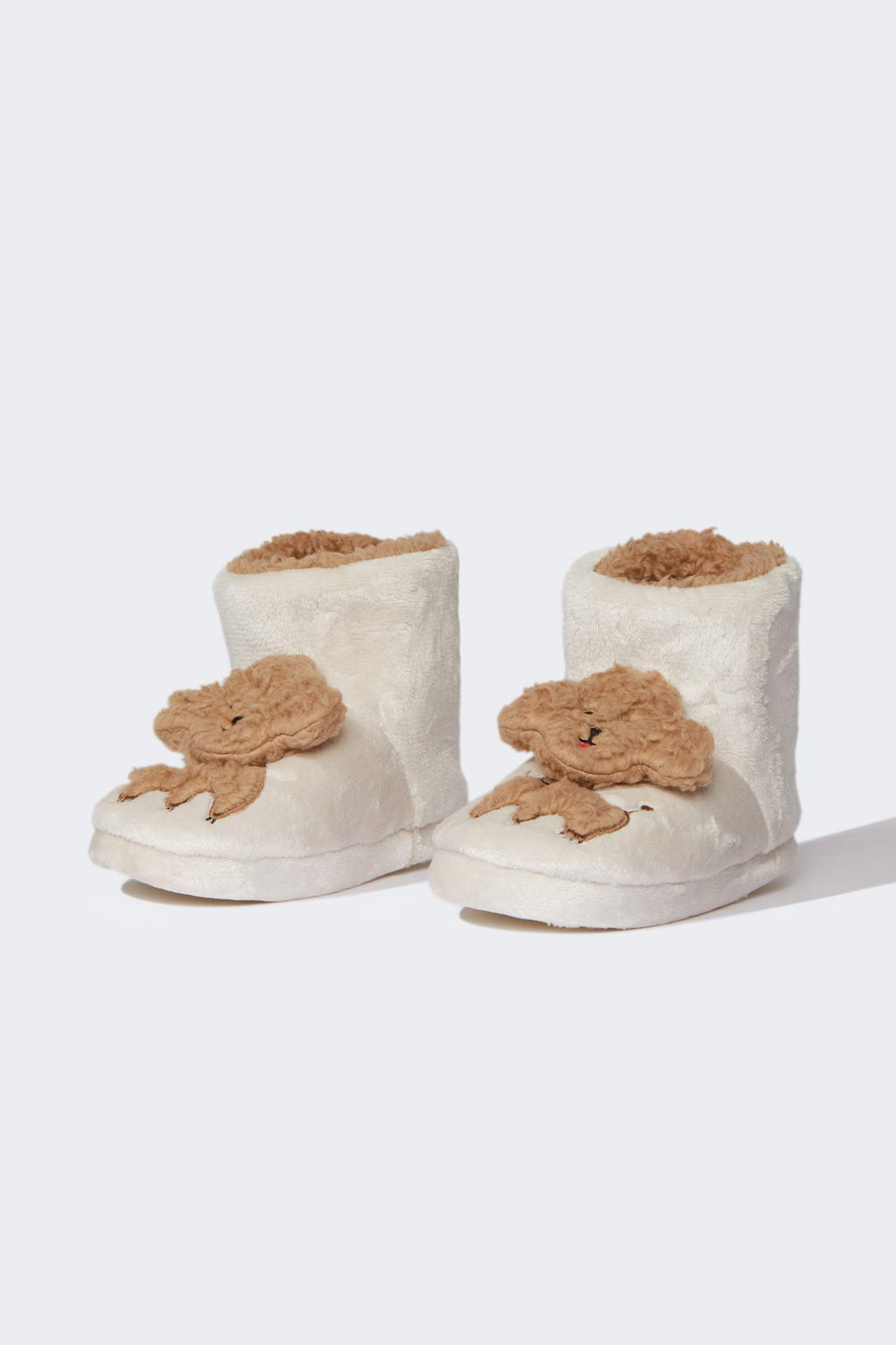 Girls Dog-Themed Flat-Sole Home Boots