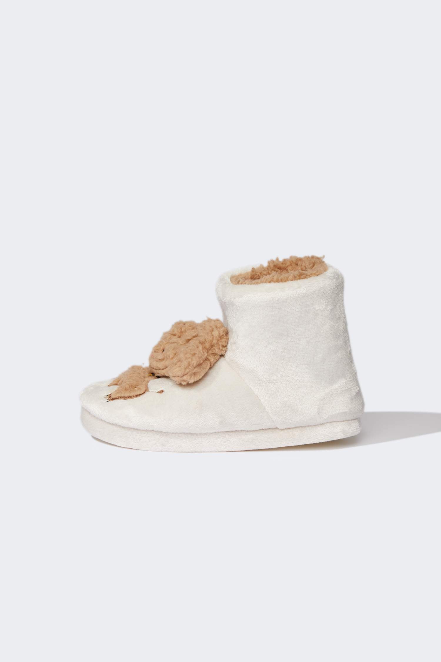 Girls Dog-Themed Flat-Sole Home Boots