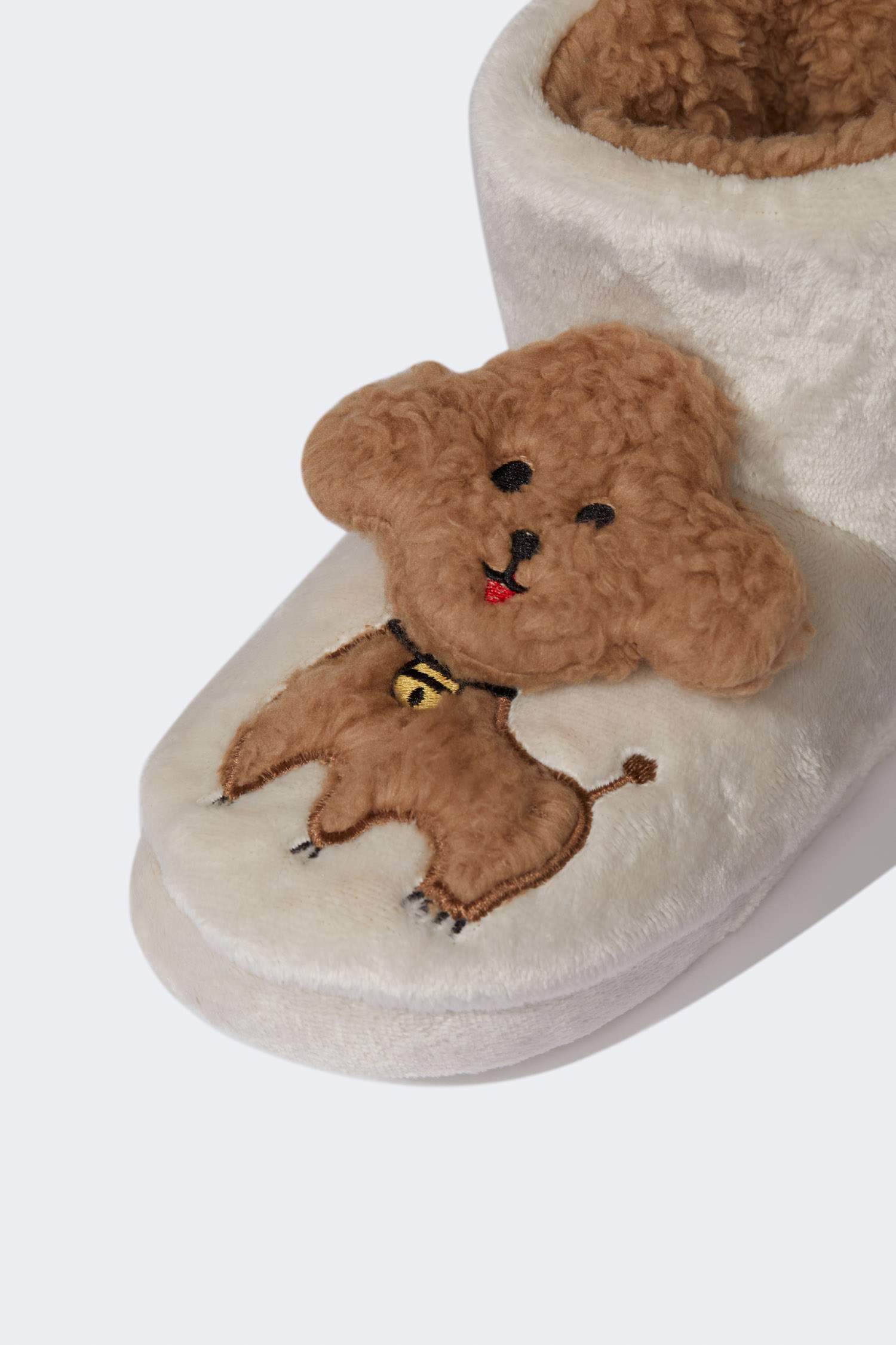 Girls Dog-Themed Flat-Sole Home Boots