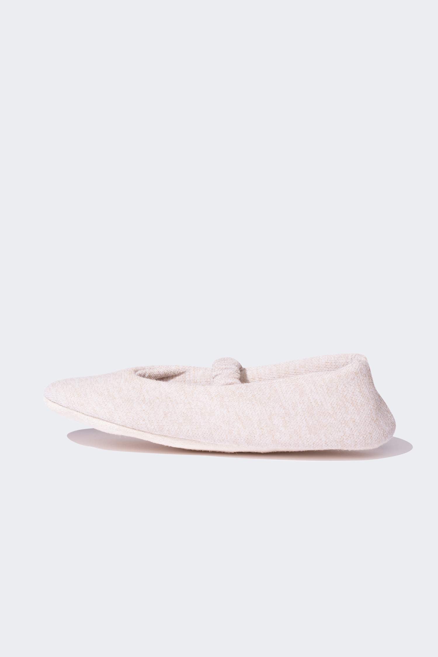 Girls Ballerina-Look Flat Sole Slippers