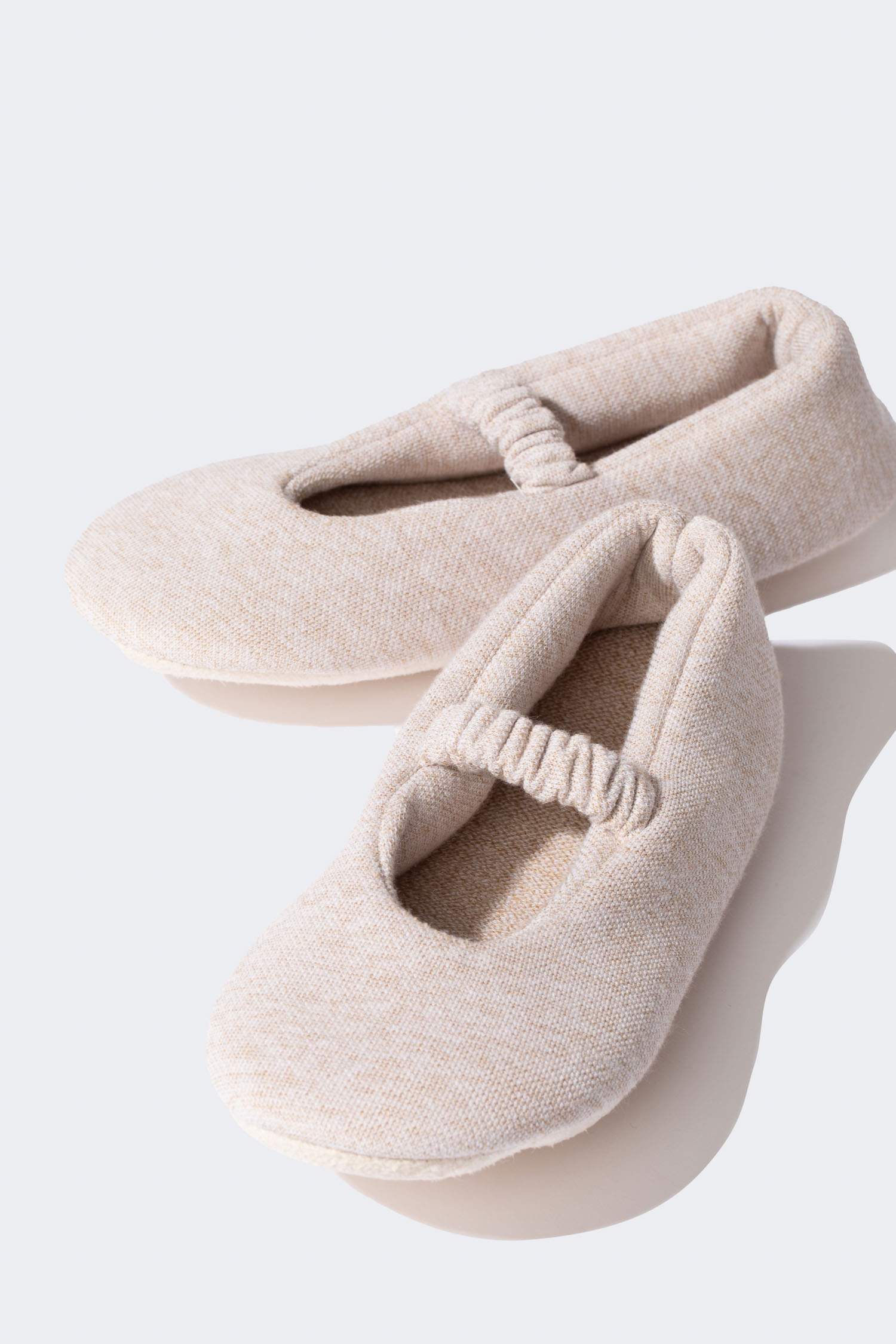 Girls Ballerina-Look Flat Sole Slippers