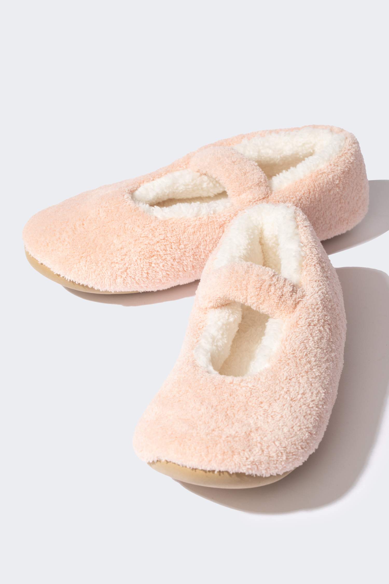 Girls Ballerina-Look Flat Sole Slippers