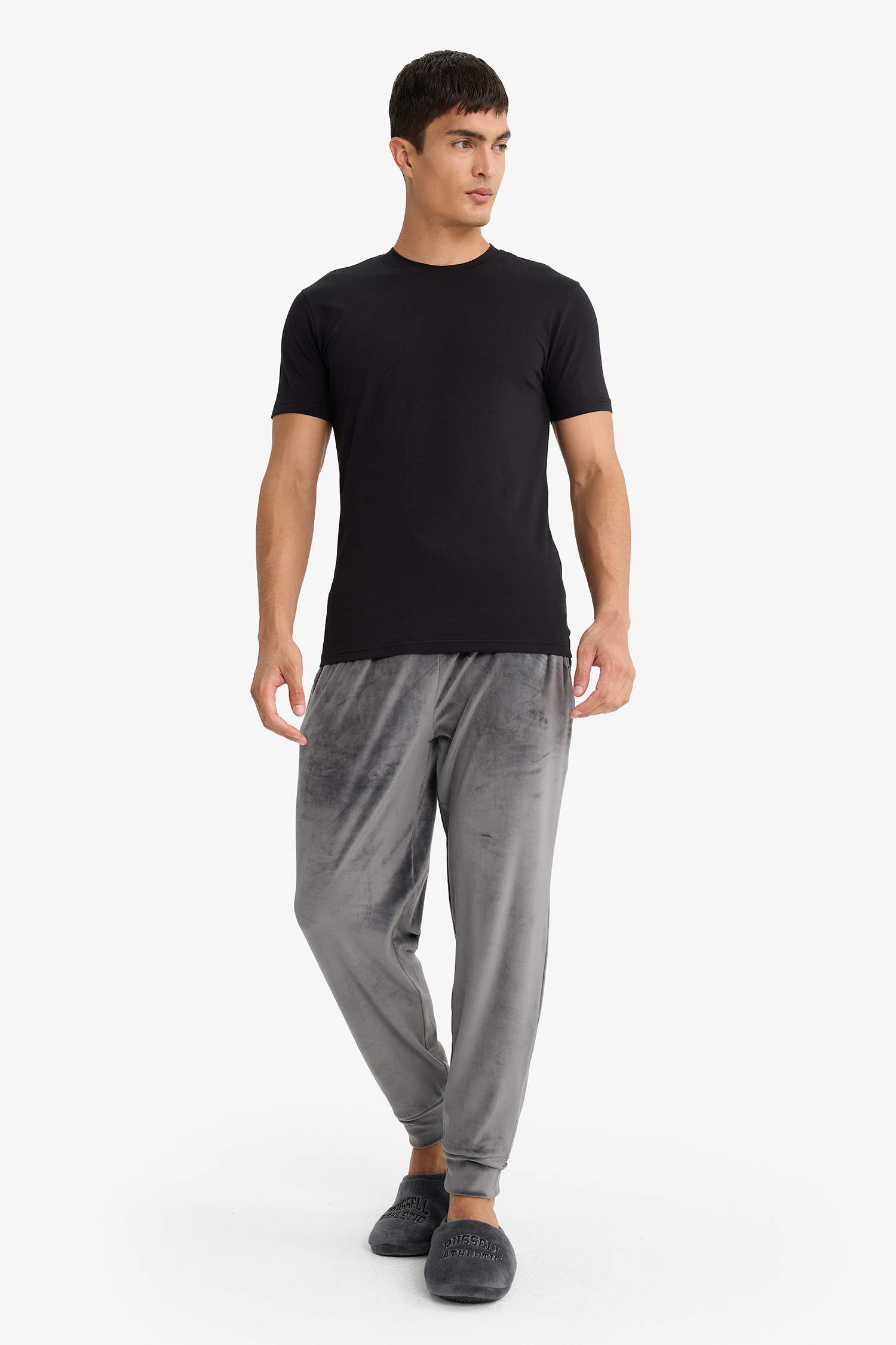 Slim Fit Slim Cut Crew Neck Top