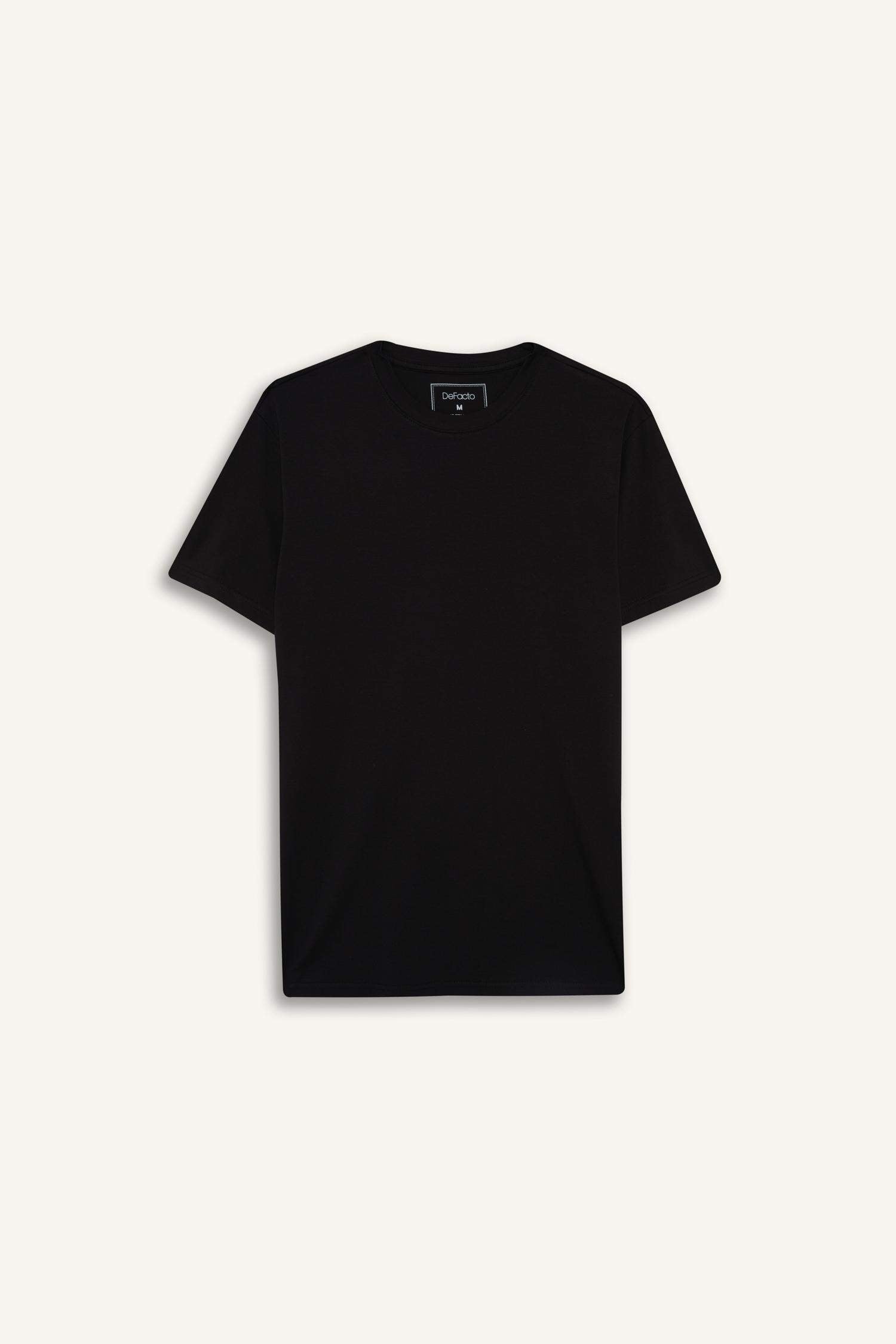 Slim Fit Slim Cut Crew Neck Top