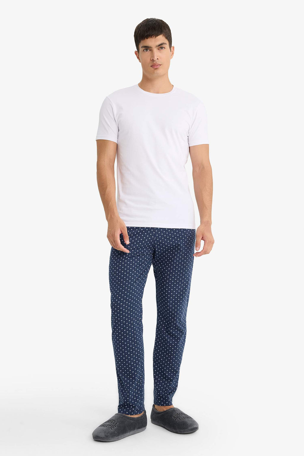 Slim Fit Slim Cut Crew Neck Top