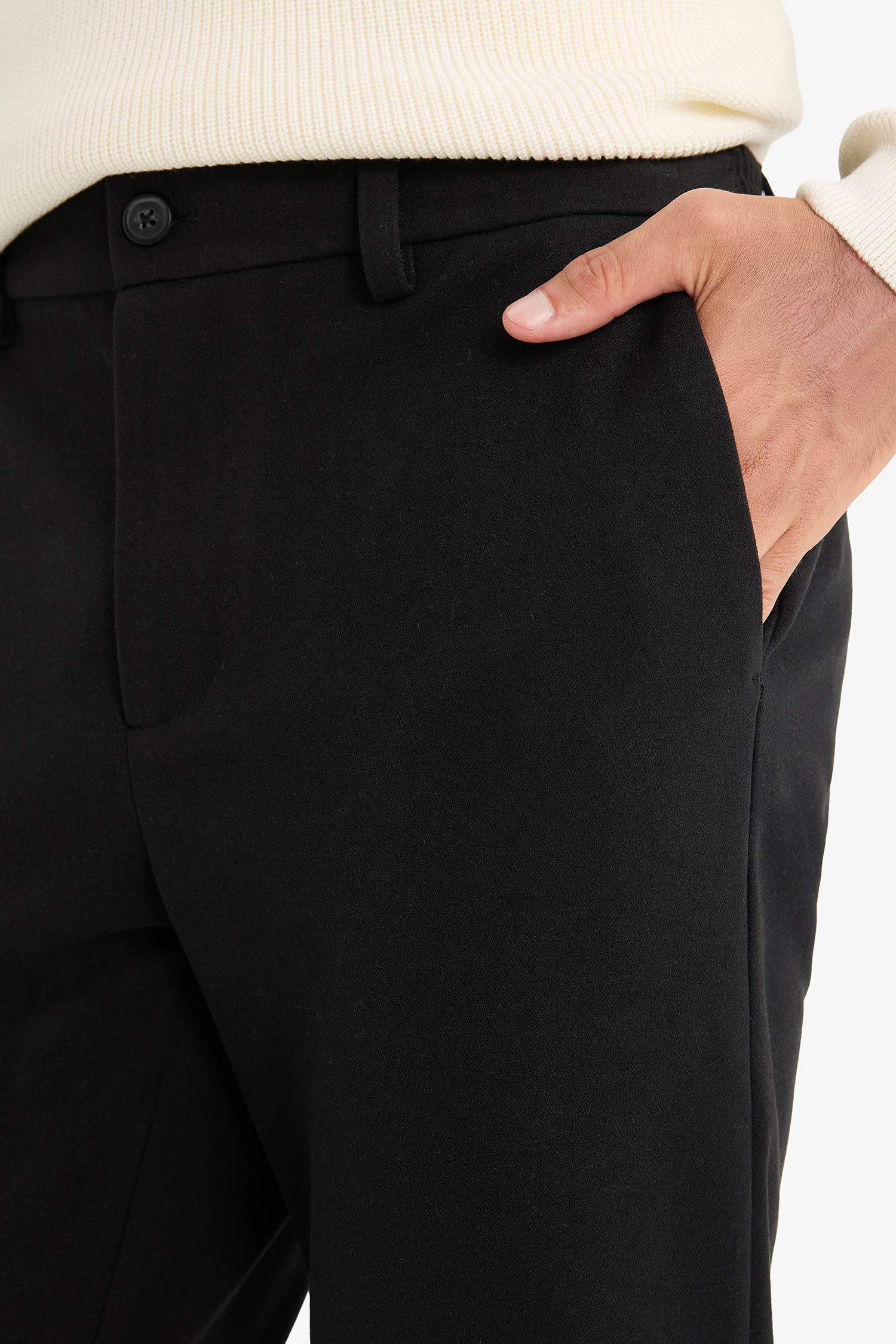 Tailored Regular Fit Straight Leg Trousers
