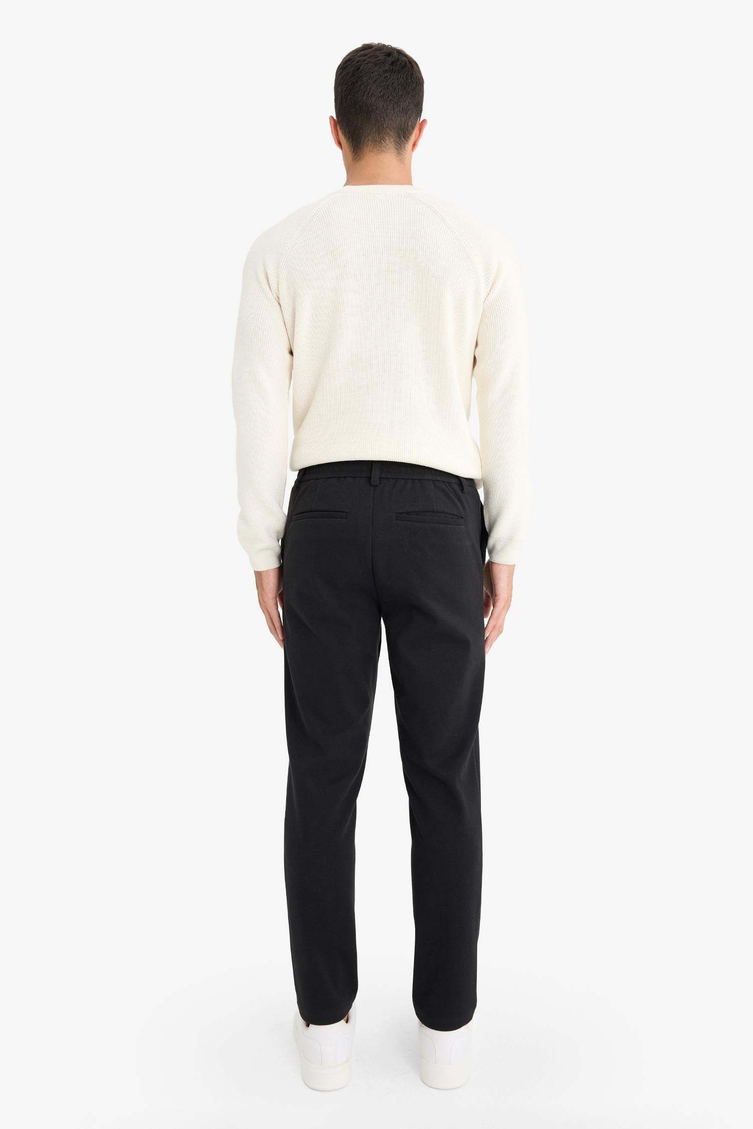 Tailored Regular Fit Straight Leg Trousers
