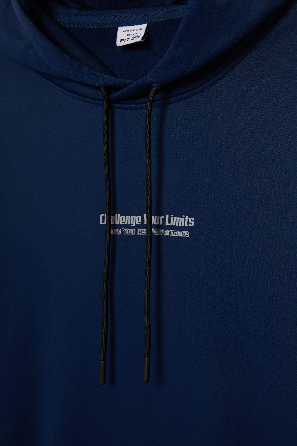 Standard Fit Hooded Sports Sweatshirt