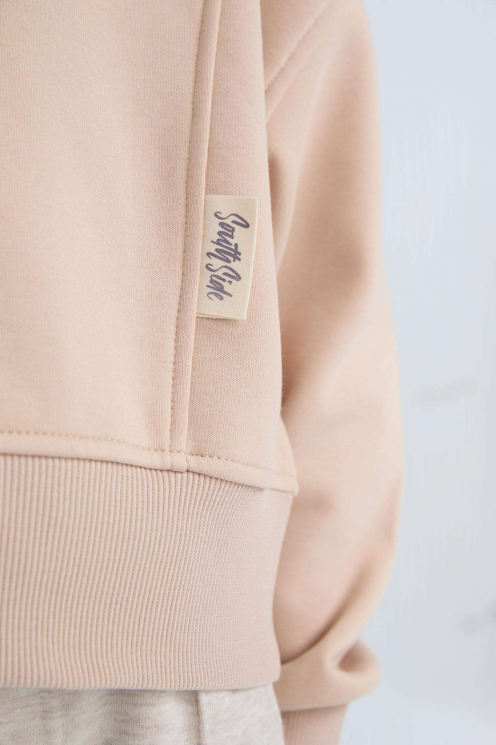 Girls Relax Fit Crew Neck Basic Plain Sweatshirt with Soft Fleece Lining