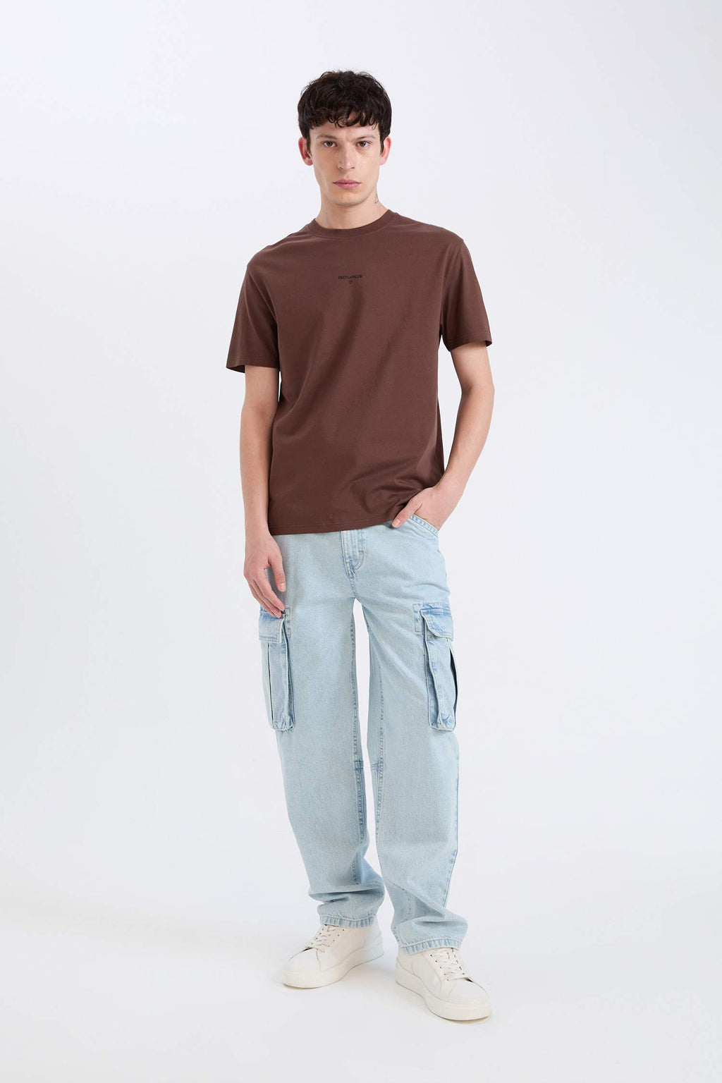 Regular Fit Crew Neck Printed T-Shirt