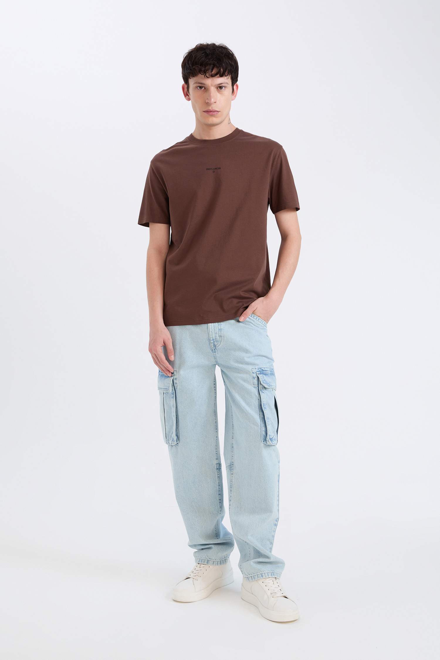 Regular Fit Crew Neck Printed T-Shirt